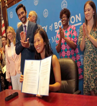 Mayor Wu bans fossil fuels from new municipal buildings and major renovations