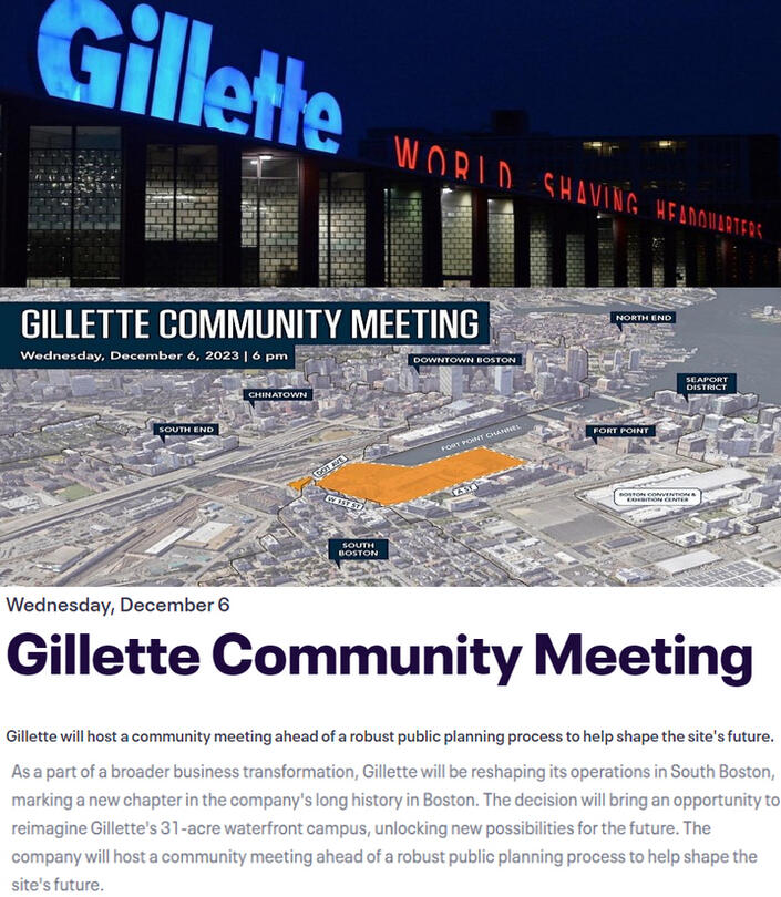 Public planning process to help shape the site's future. 12/6/2023